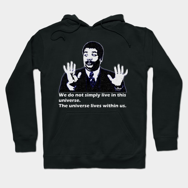 Space Neil Tyson funny design T-Shirt Hoodie by Awe Cosmos Store